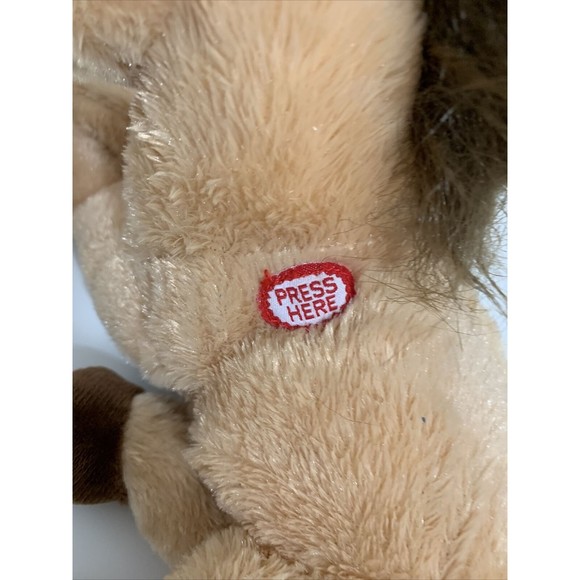 Pony Plush Brown Tan Pony Neighs Plush Stuffed Toy "This That Brand" - Picture 3 of 10